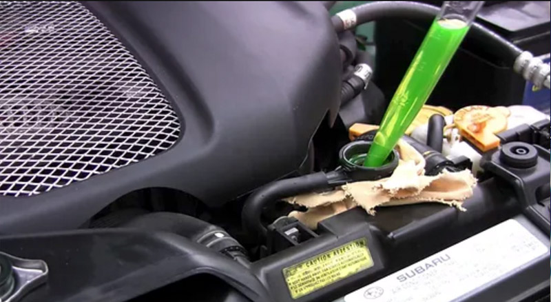 Nexar Auto Repair repair coolant leak in radiator, thermostat and water pump